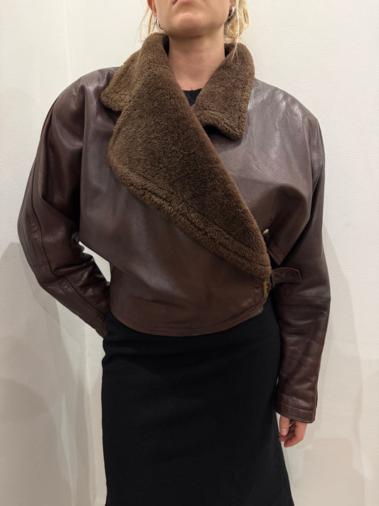 Gianni Versace 1980’s leather jacket