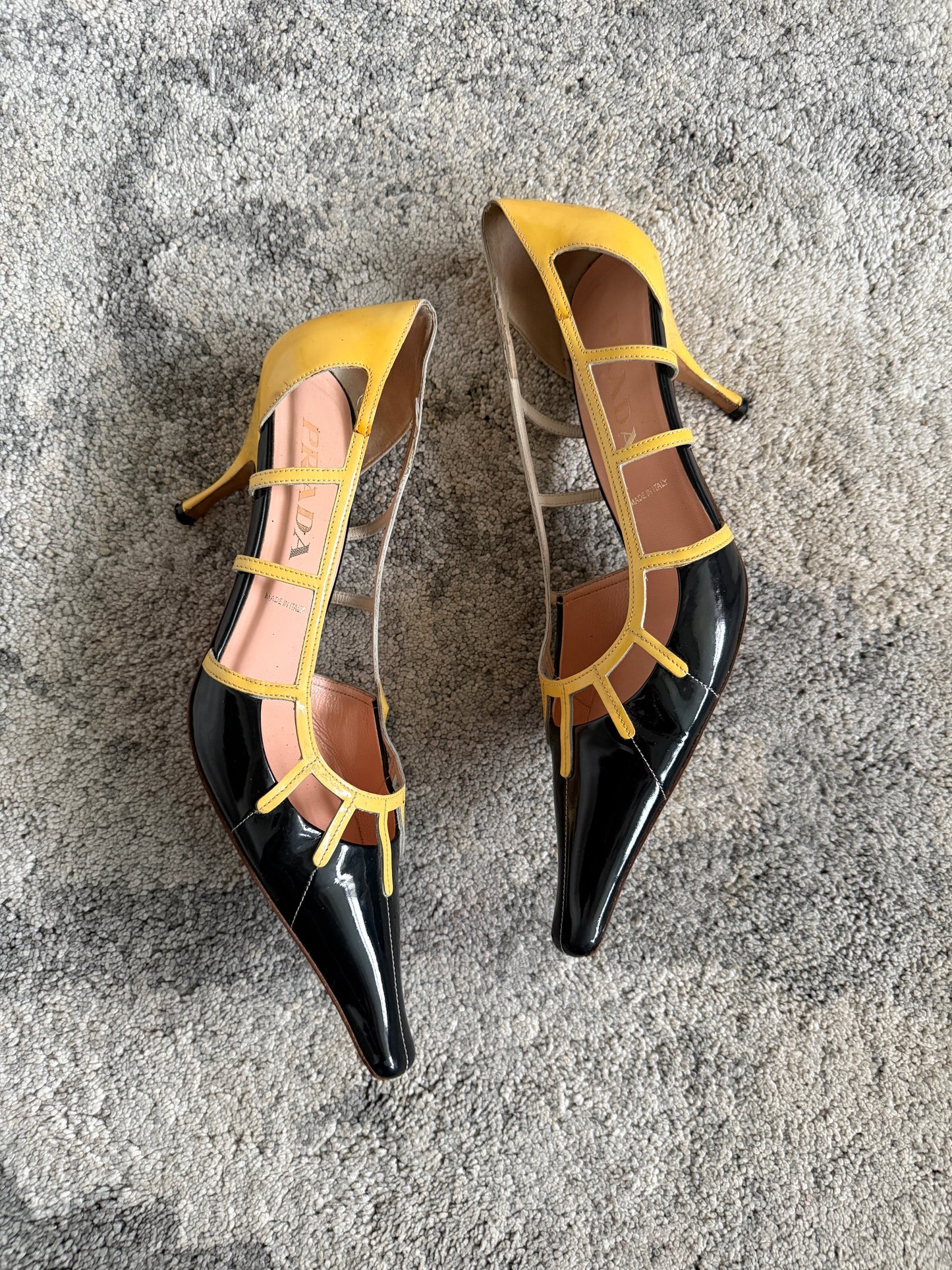 Prada 1990’s patent leather heels