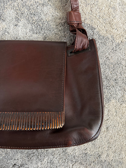 Gucci FW2002 leather shoulder bag