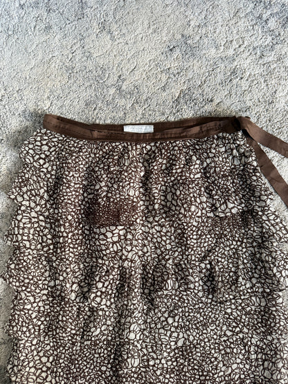 Prada FW2000 silk skirt