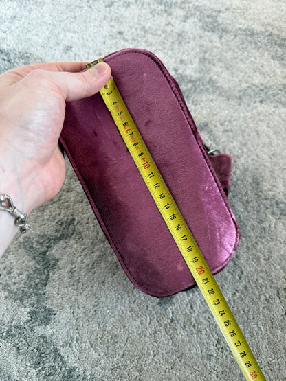 Gucci FW1999 velvet mini bucket bag
