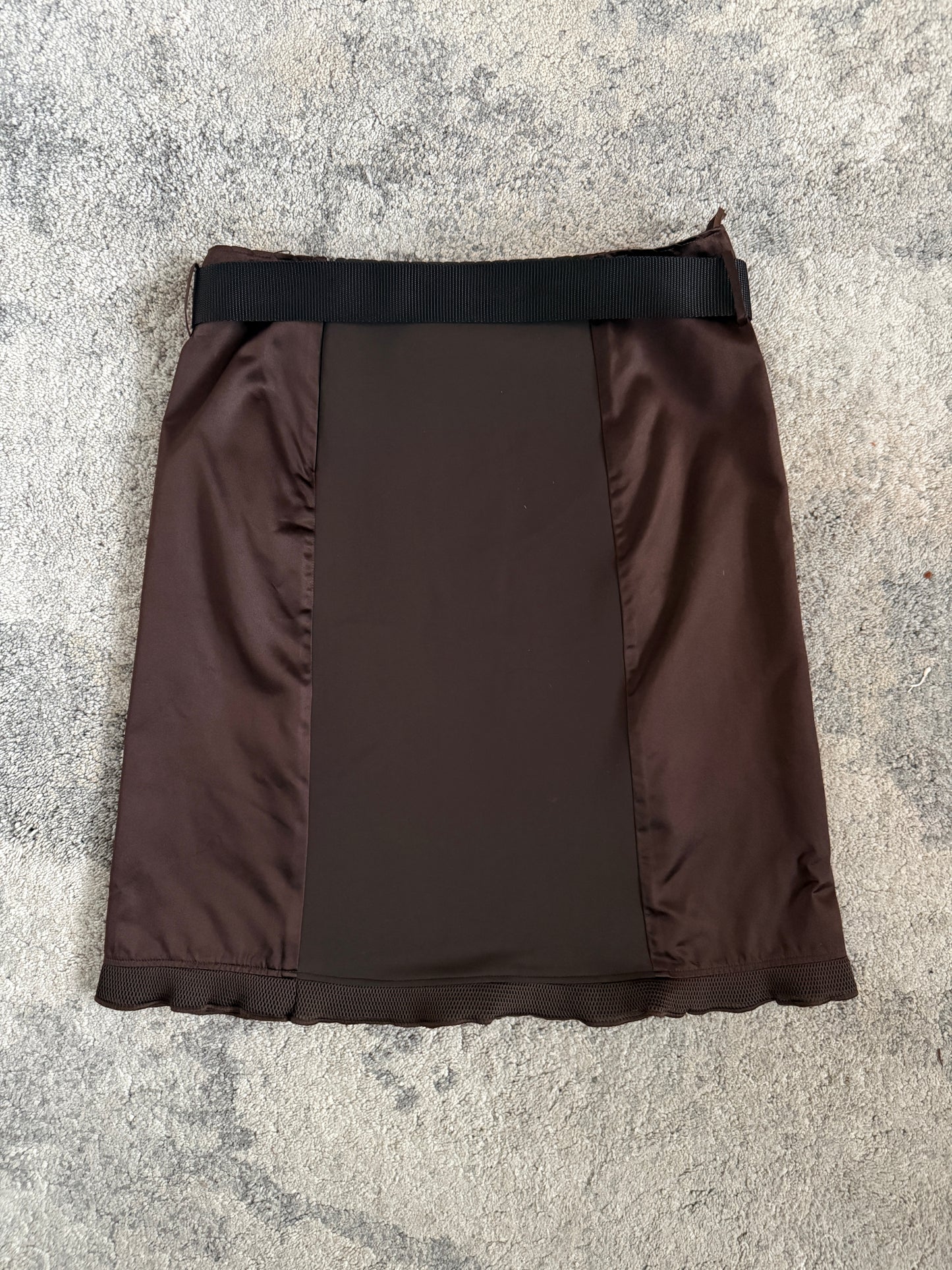 Miu Miu FW1999 buckle skirt