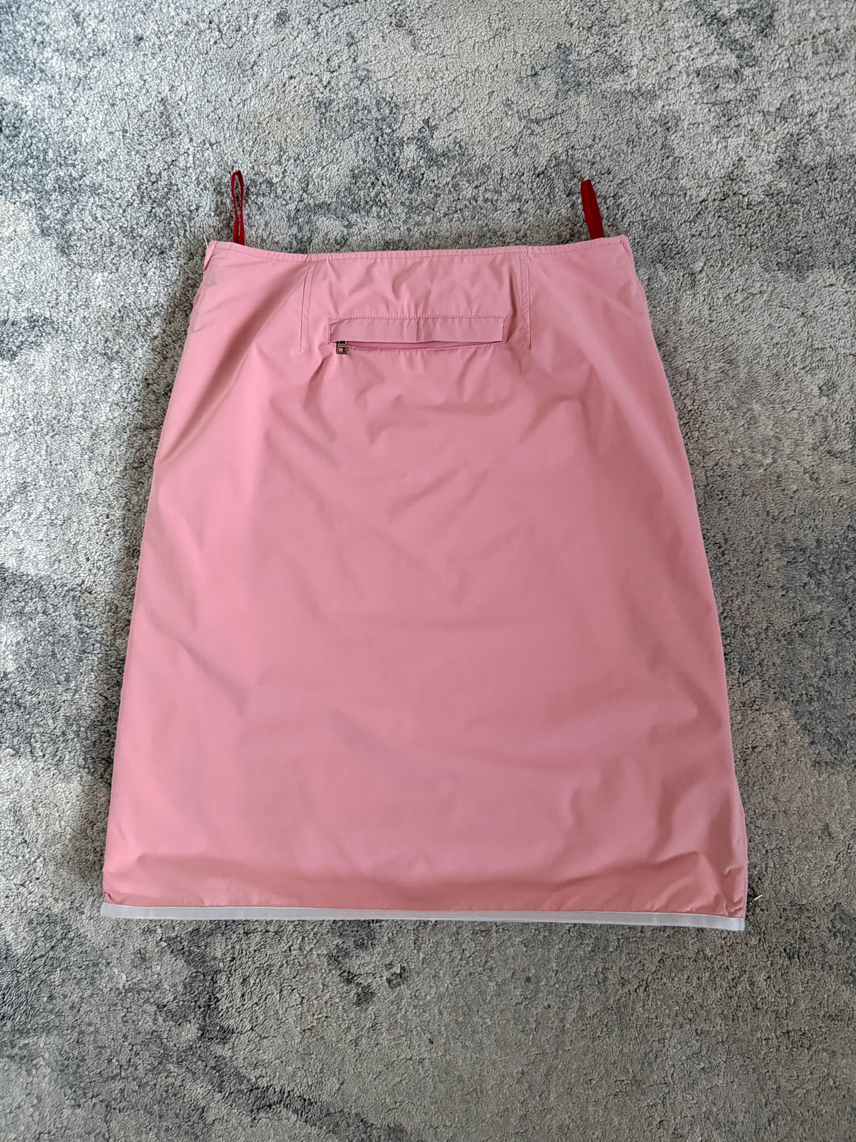 Prada 1999 zip nylon skirt