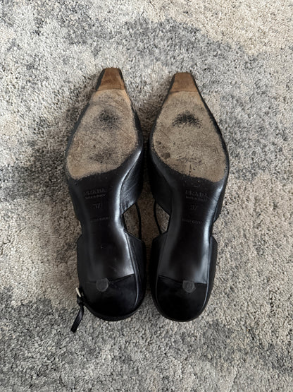 Prada 1990’s leather heels