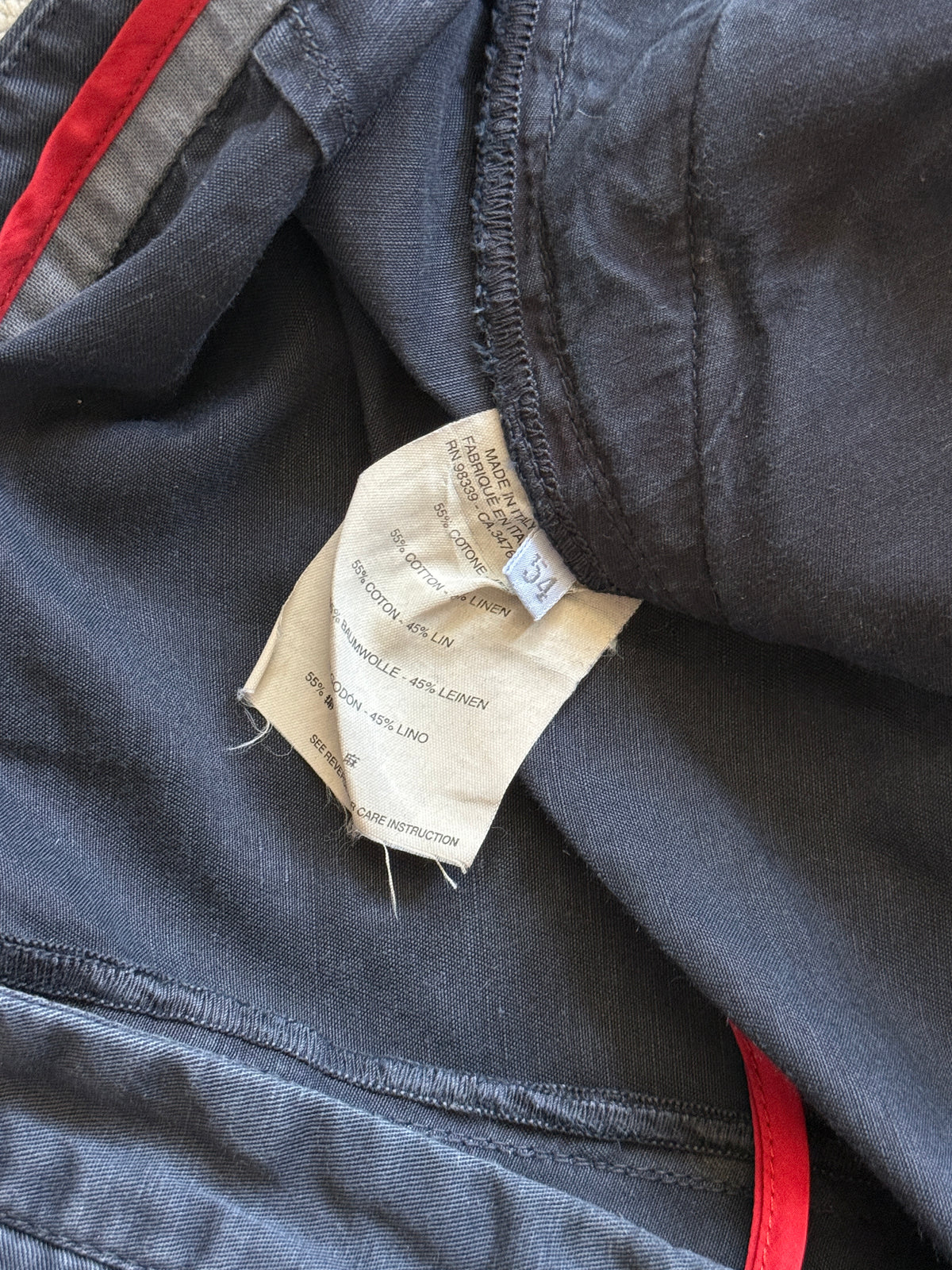 Prada 2000’s linen & cotton cargo pants