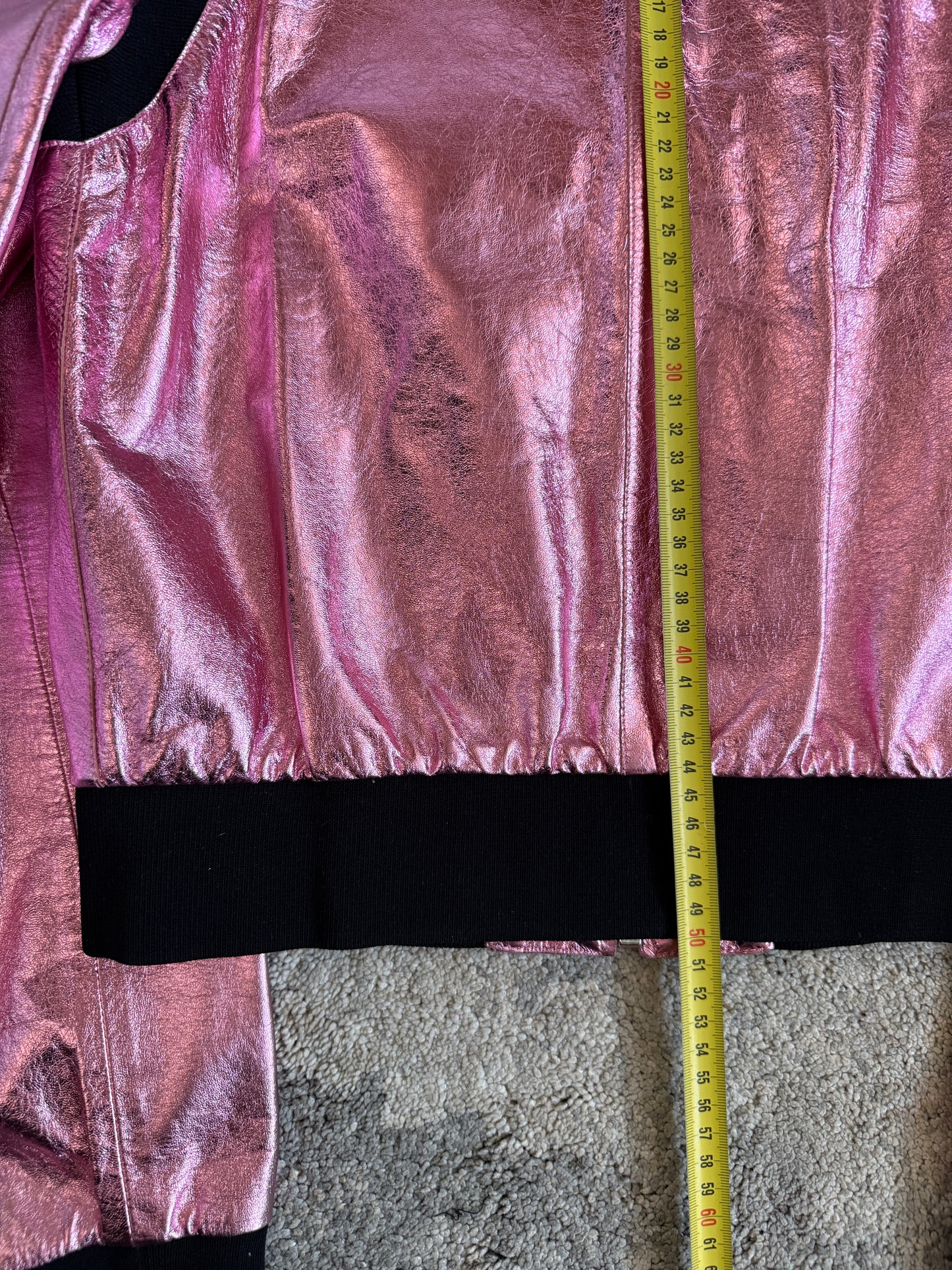 Prada SS2000 shiny leather jacket