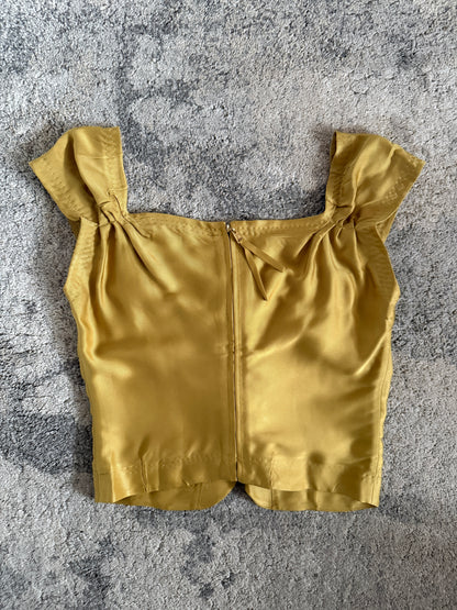 Louis Vuitton SS2004 acetate & viscose top