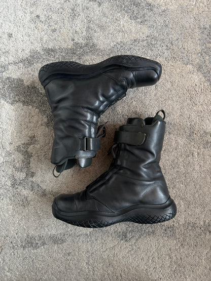 Prada FW1999 leather combat boots