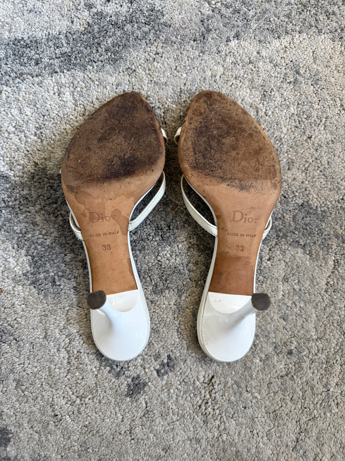 Dior 2000’s leather mules heels