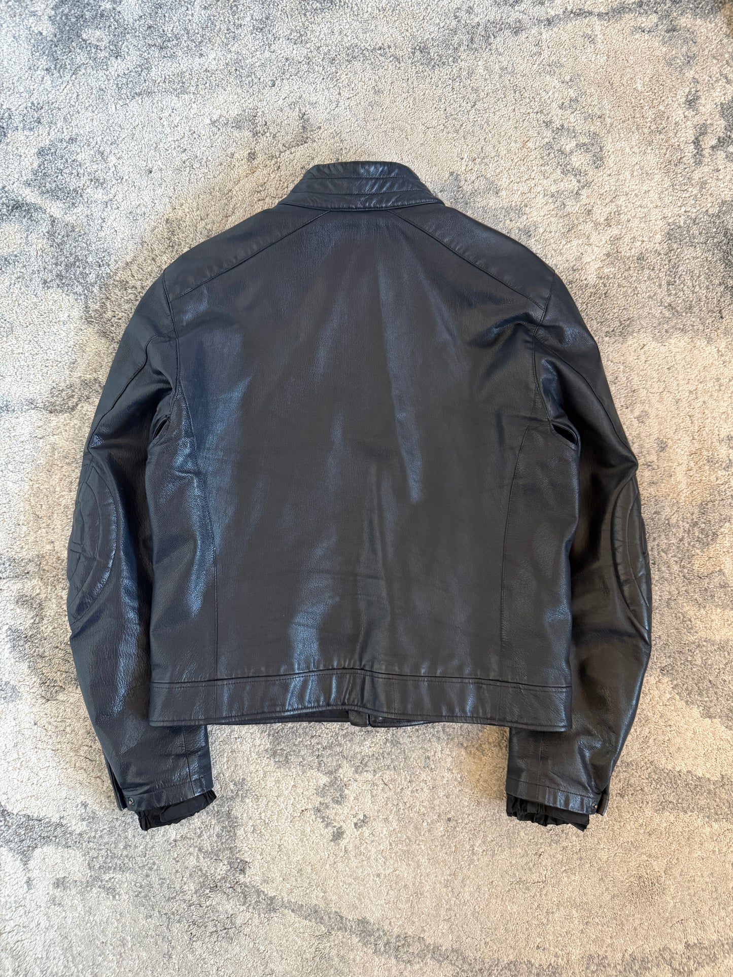 Prada 1999 leather motorcycle jacket