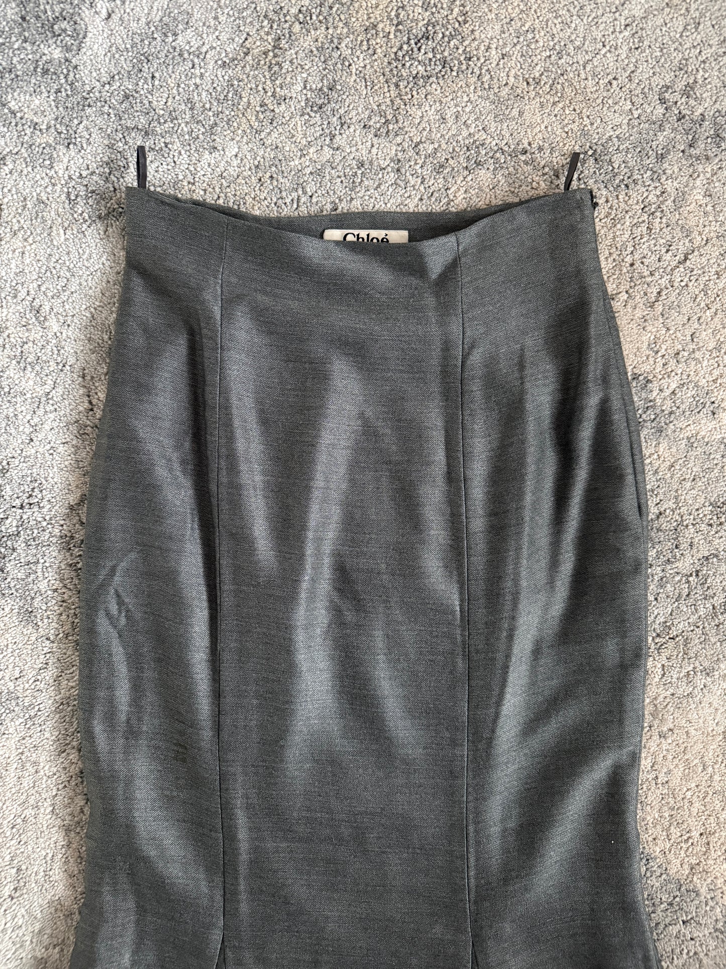 Chloé 2000’s wool long skirt