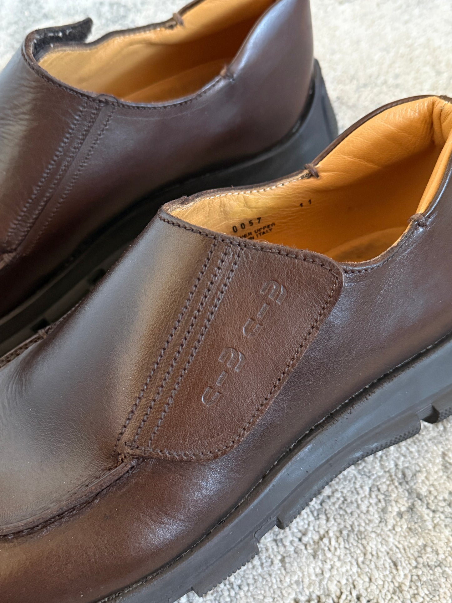 Miu Miu FW1999 leather Velcro trainers