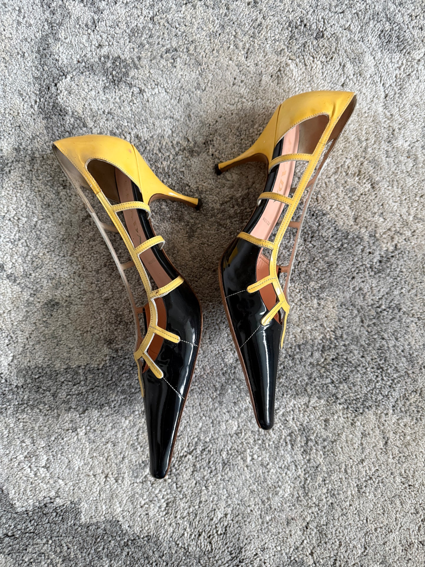 Prada 1990’s patent leather heels