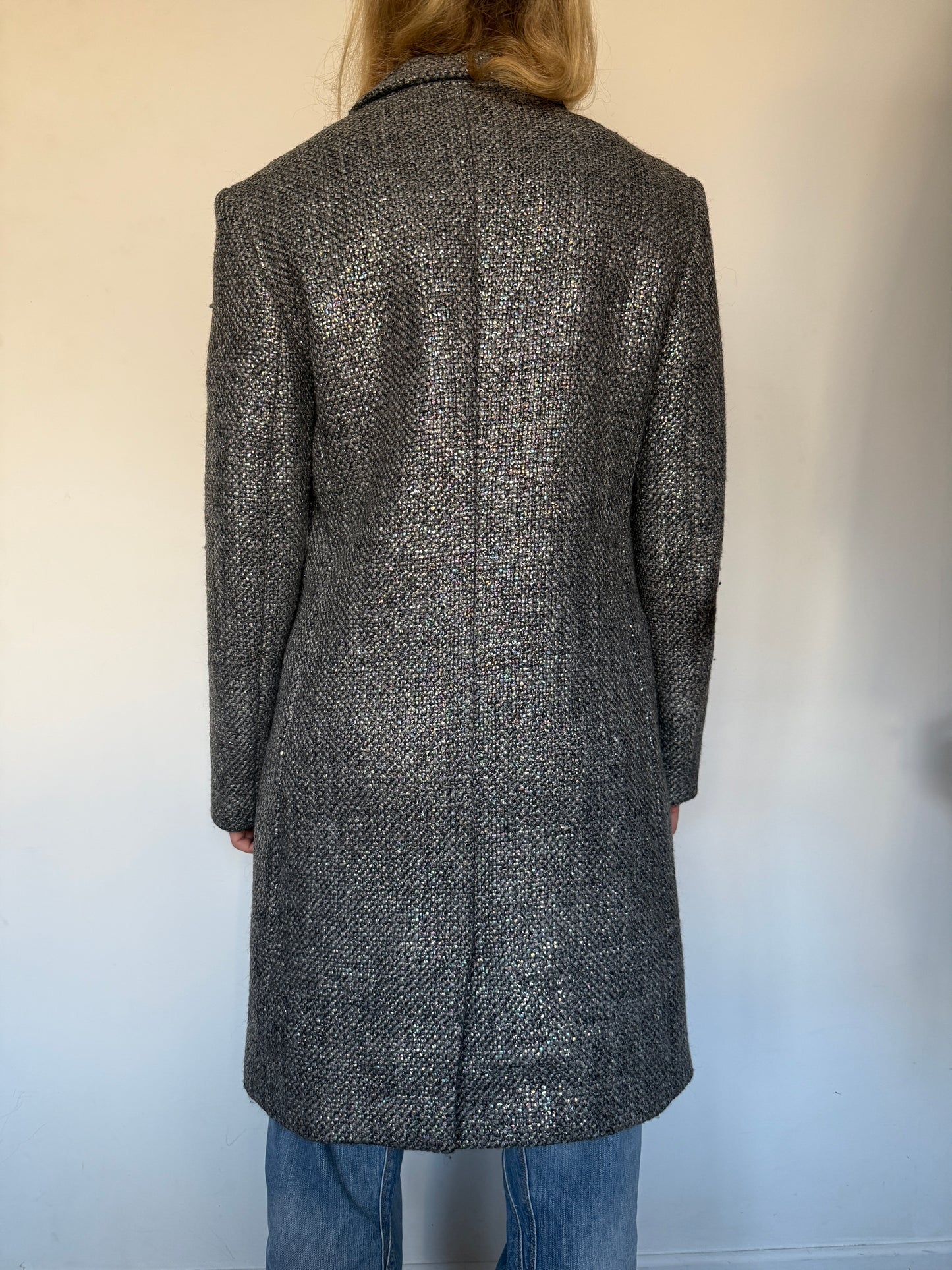 Miu Miu FW1998 wool iridescent coat