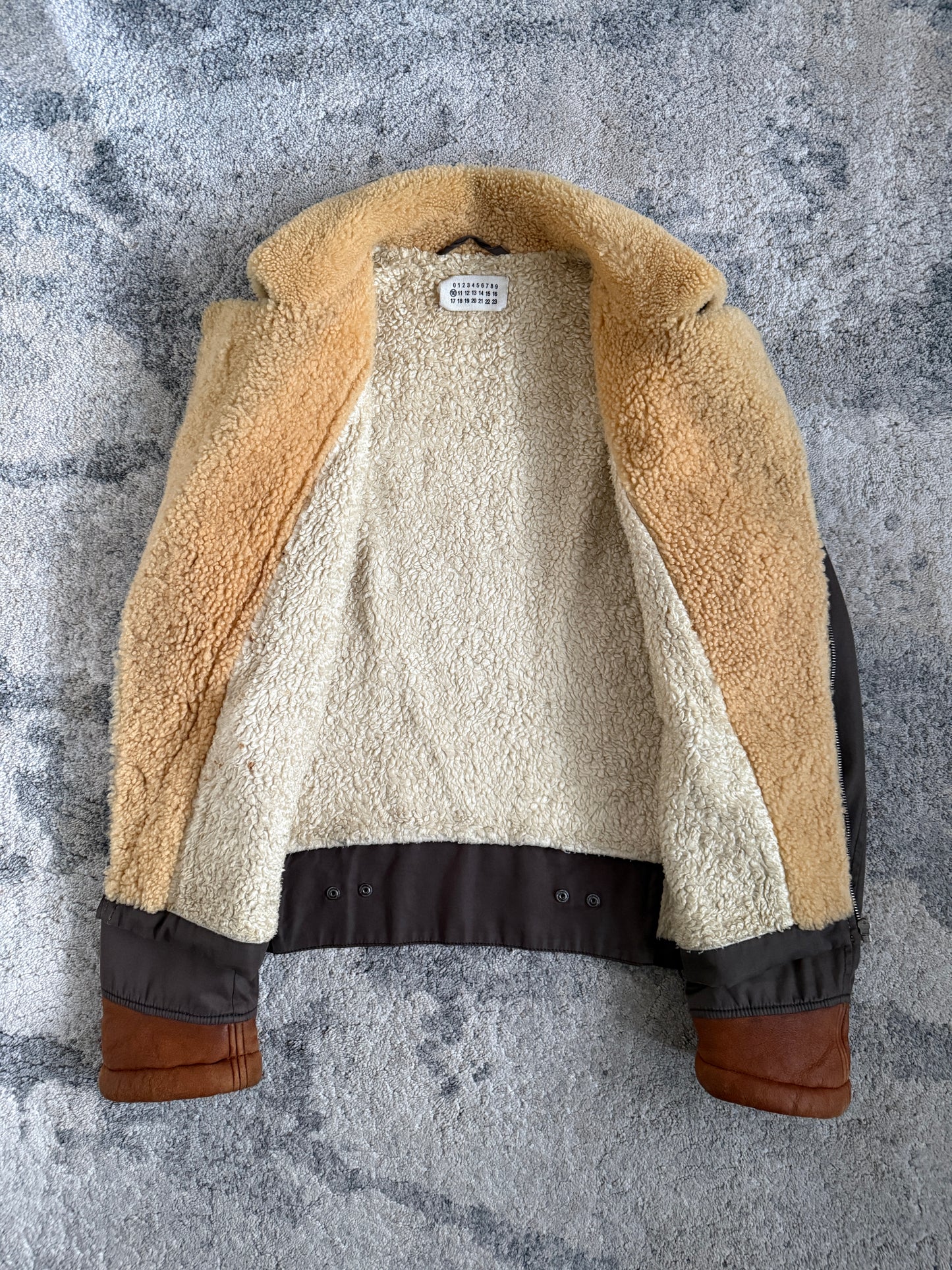 Maison Margiela FW2007 shearling & cotton perfecto