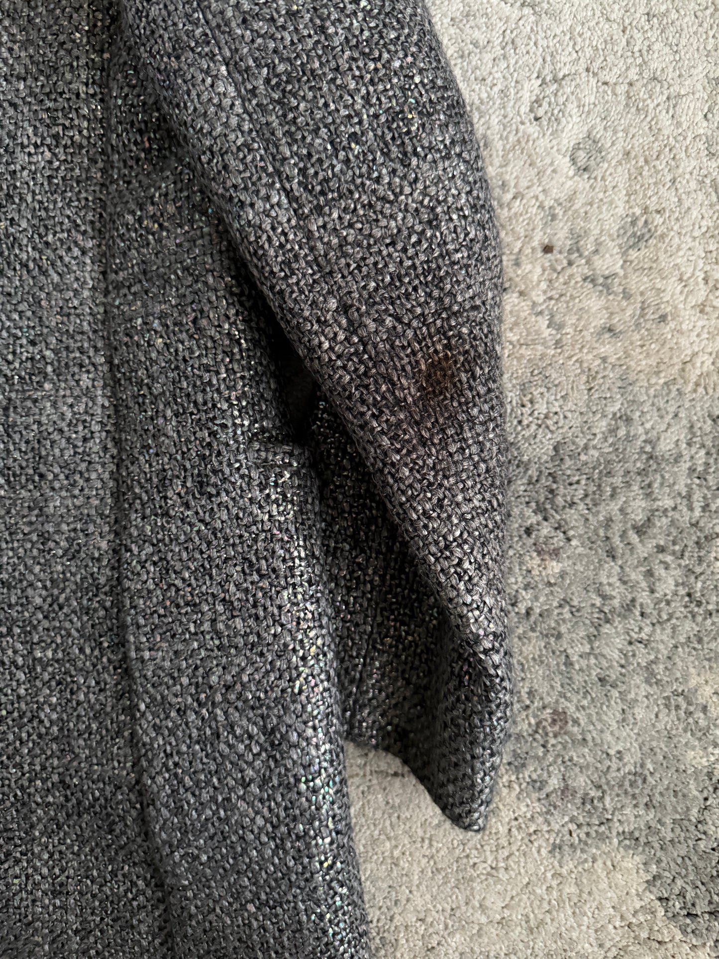 Miu Miu FW1998 wool iridescent coat