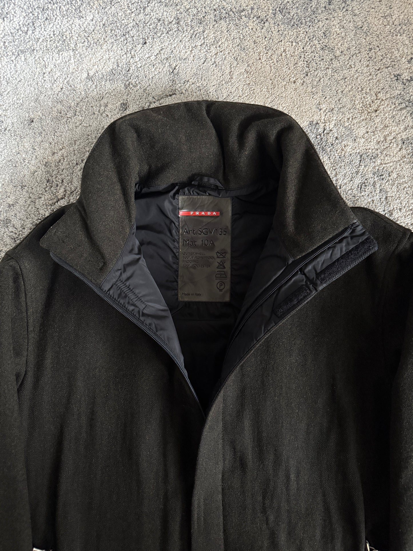 Prada 2000’s wool long coat