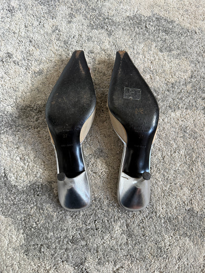Miu Miu 2000’s mesh cristals mules