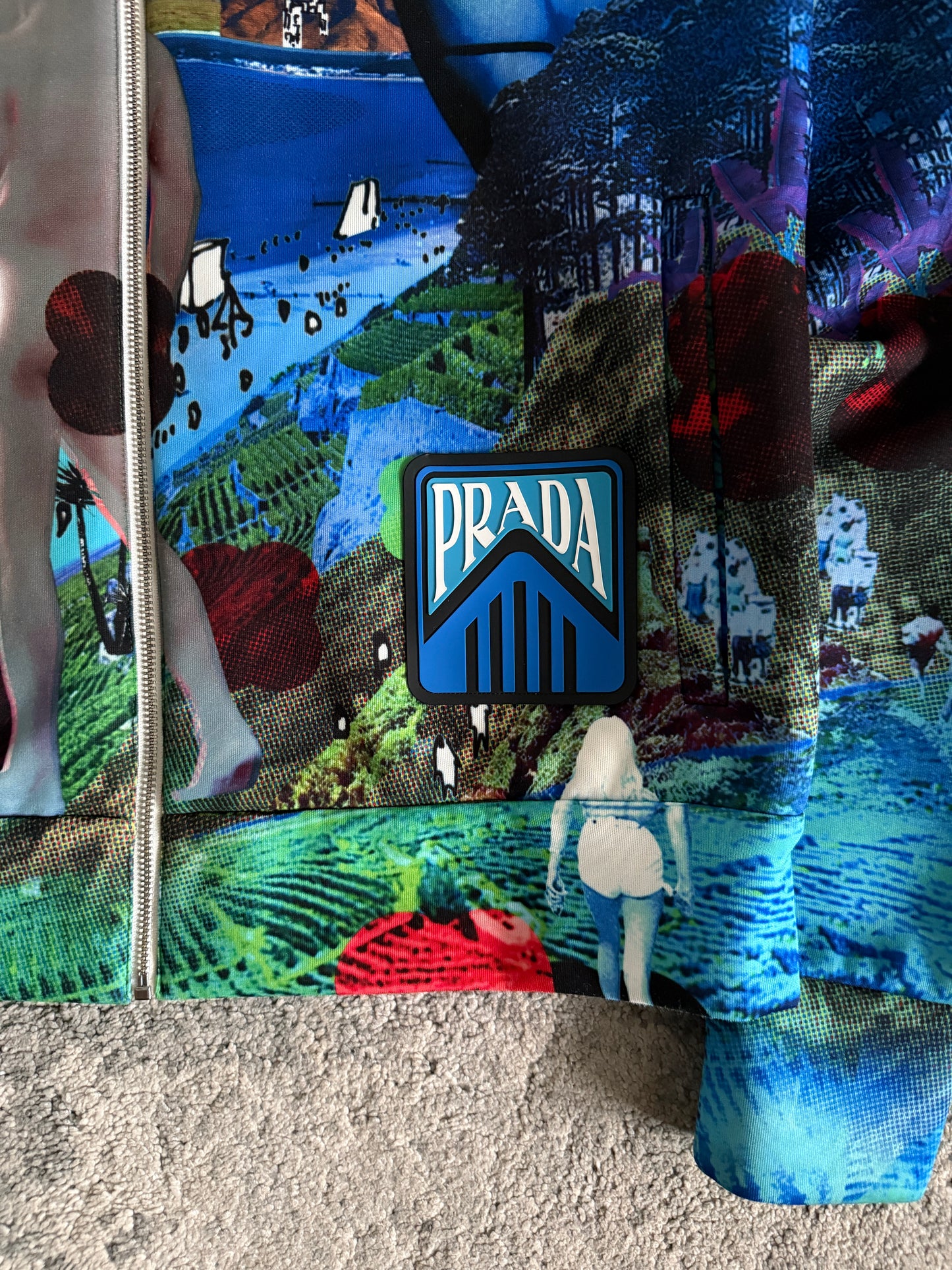 Prada SS2019 psychedelic print jacket