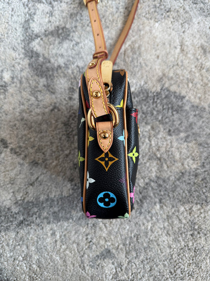 Louis Vuitton SS2003 leather crossbody bag by Takashi Murakami