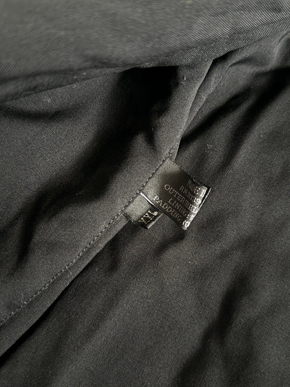 Prada 1998 nylon mid length trench