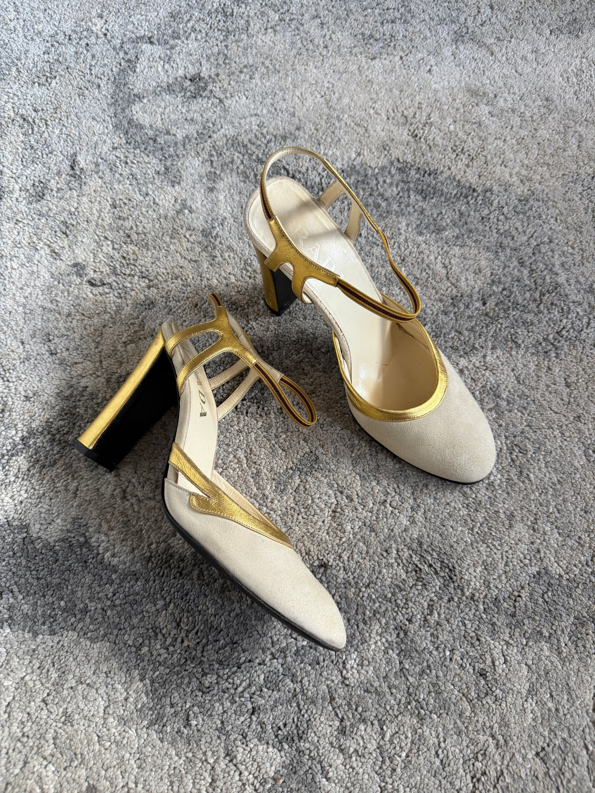Prada SS2000 leather heels