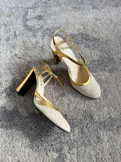 Prada SS2000 leather heels