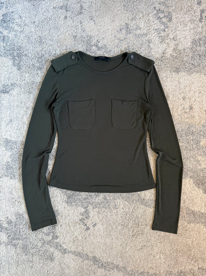 Gucci 1990’s viscose longsleeve by Tom Ford