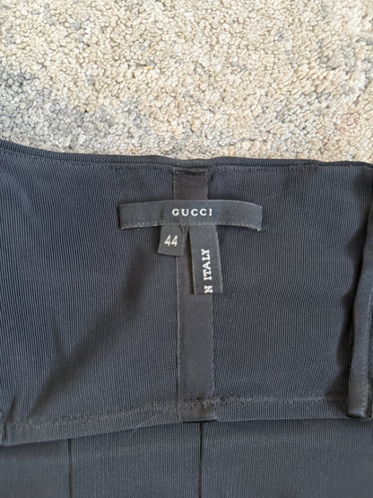 Gucci SS2001 mesh & leather corset by Tom Ford