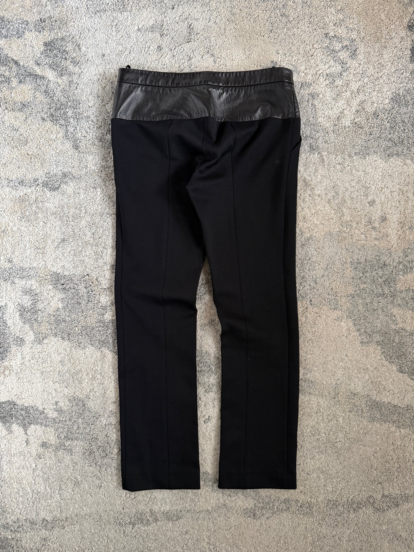 Gucci 2000’s polyamid & leather pants