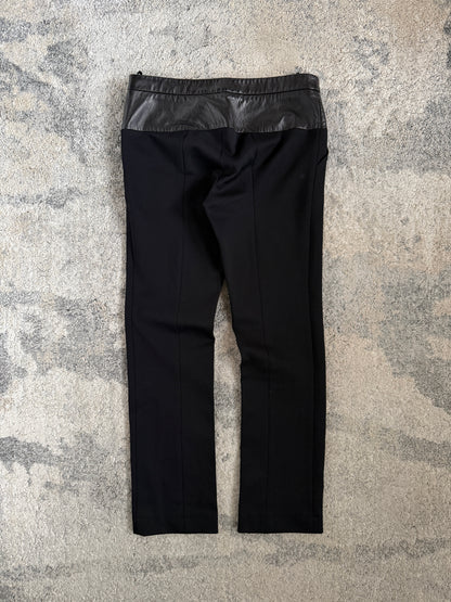 Gucci 2000’s polyamid & leather pants