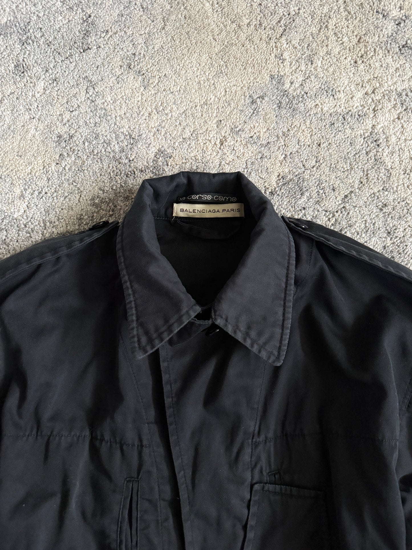Balenciage 10 Corso Como 2000’s military tailored jacket