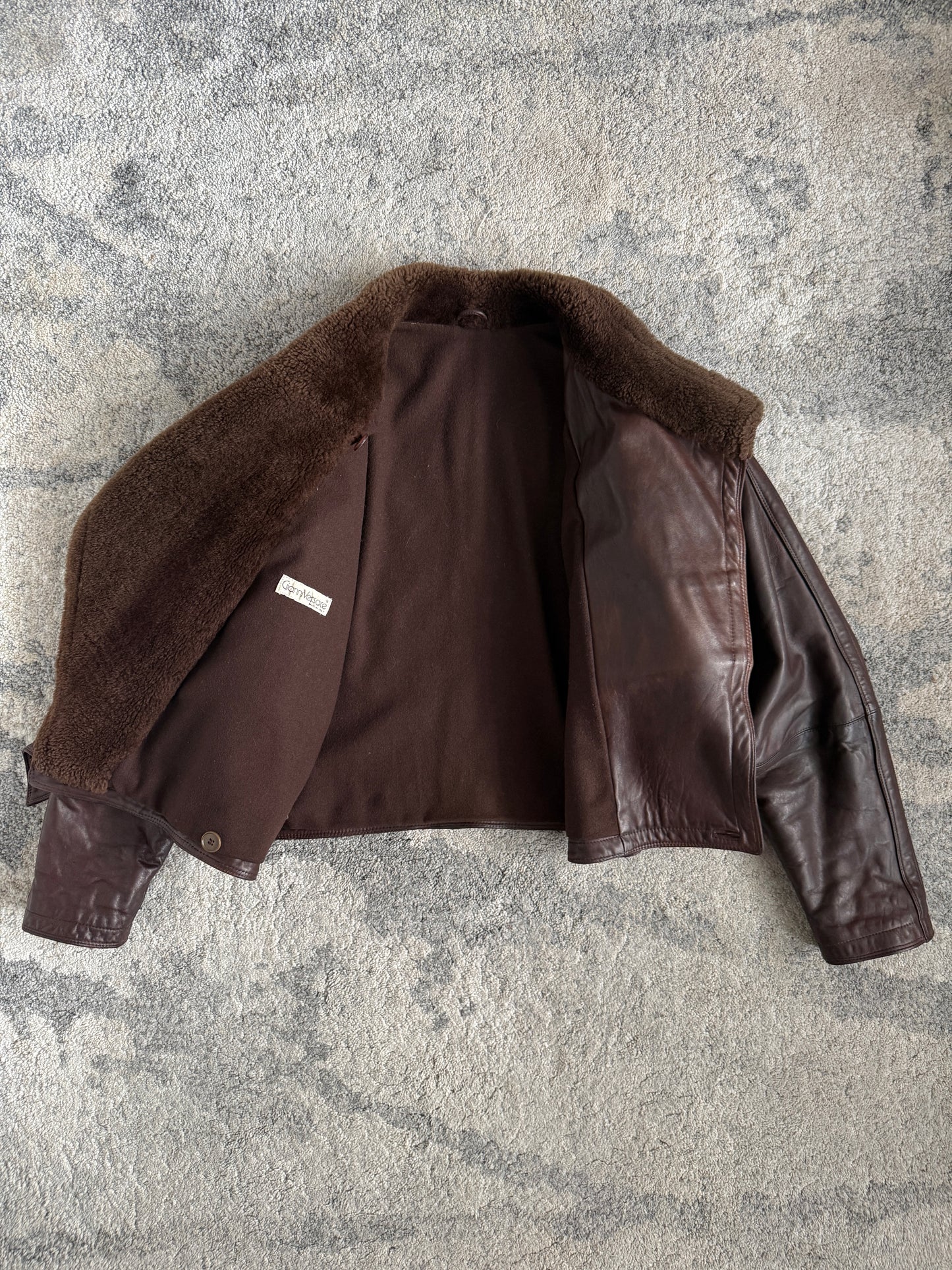 Gianni Versace 1980’s leather jacket
