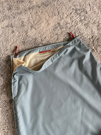 Prada 1999 nylon zip skirt
