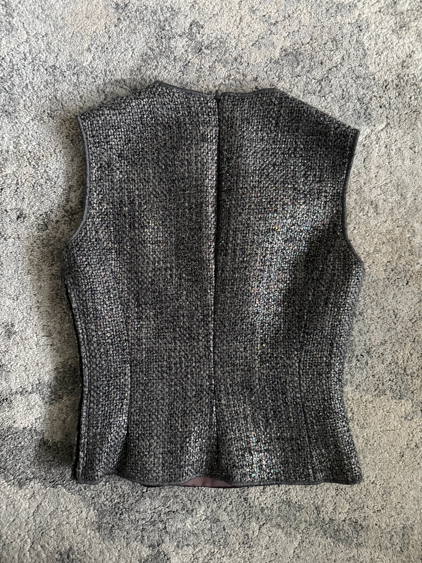 Miu Miu FW1998 wool iridescent top