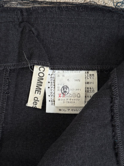 Comme Des Garçons SS1995 long cargo pleated skirt