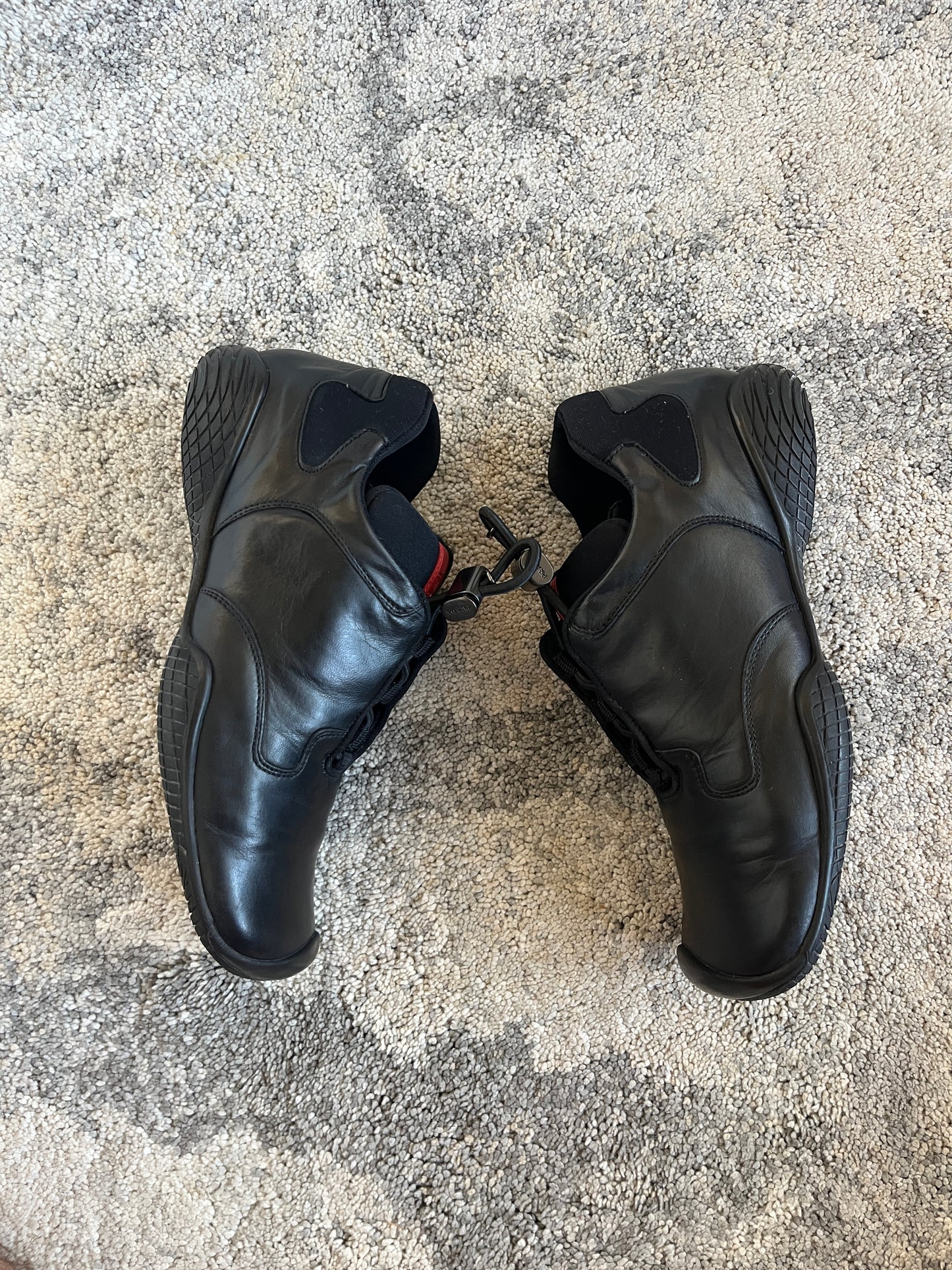 Prada 1999 leather & neoprene trainers