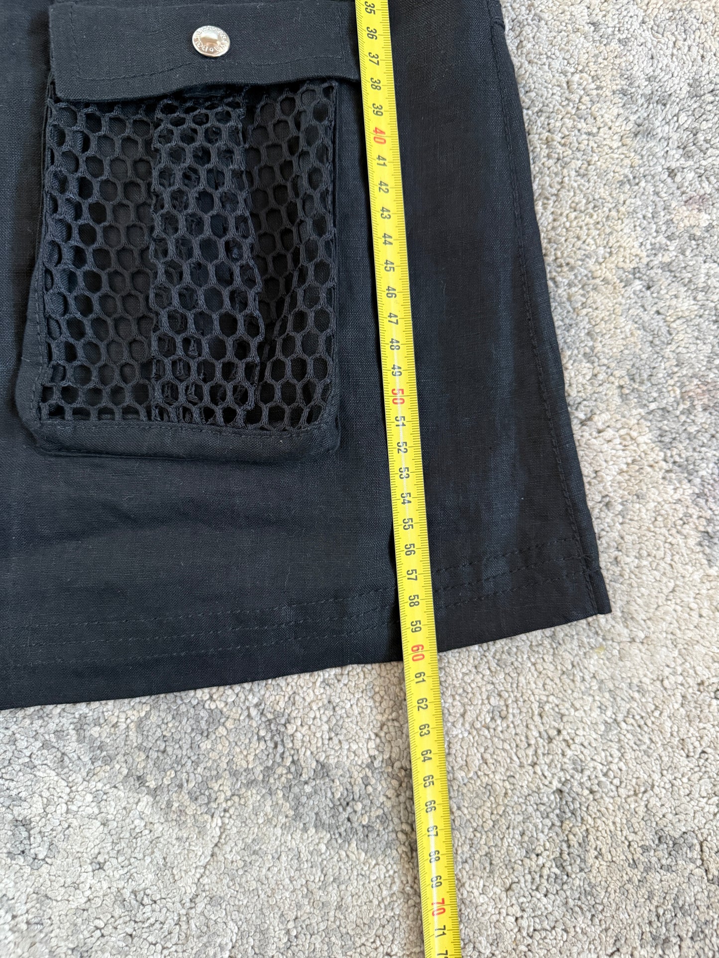 Dolce & Gabbana 2000’s linen cargo pocket skirt