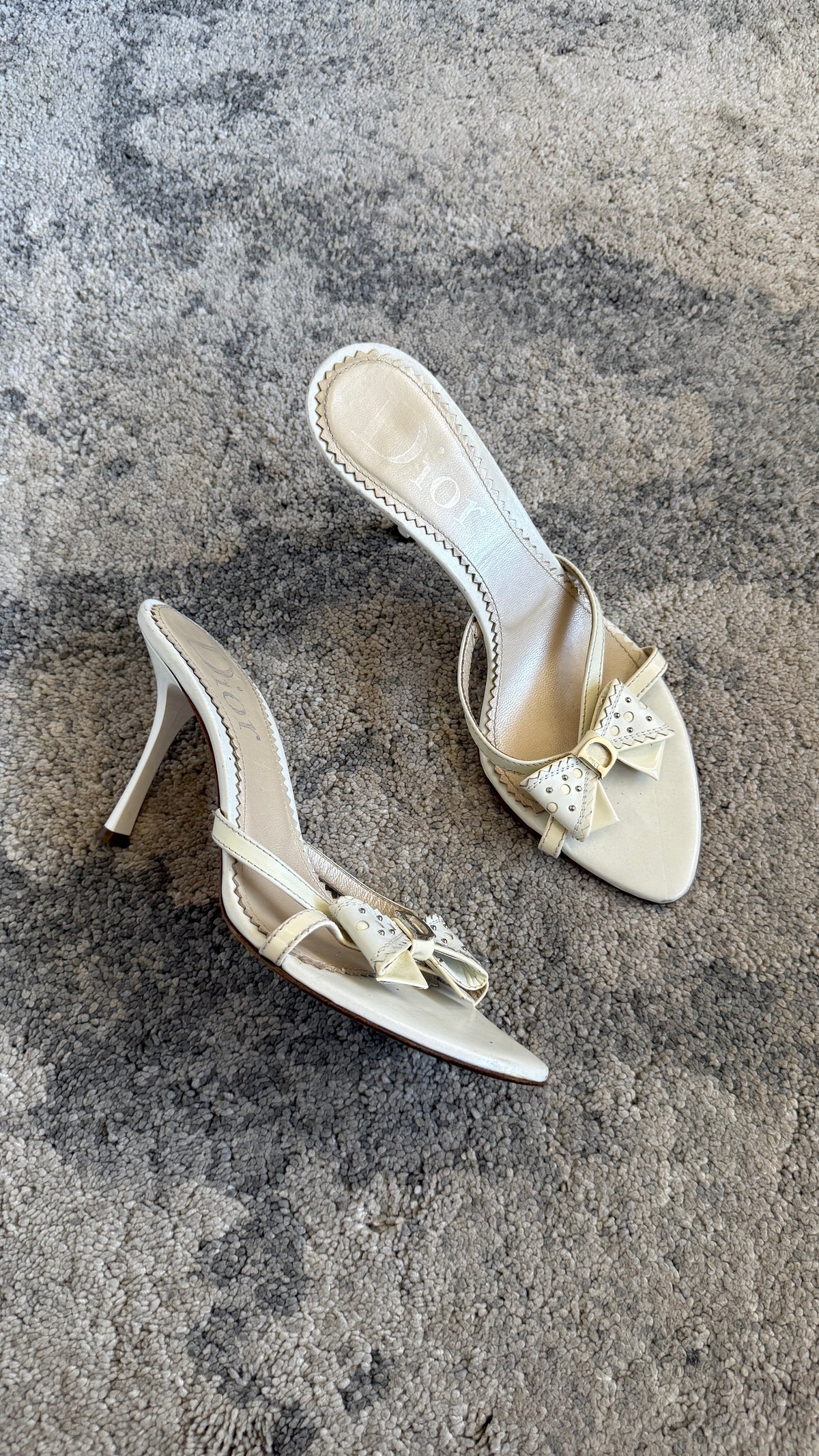 Dior 2000’s leather mules heels