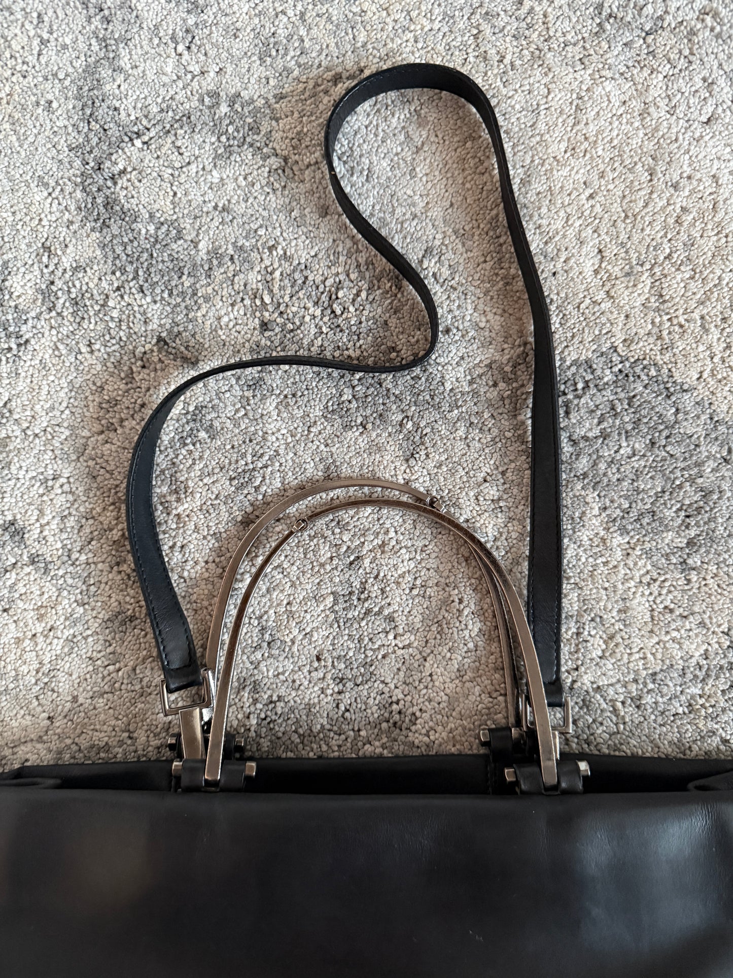 Gucci 2000’s leather metal handle