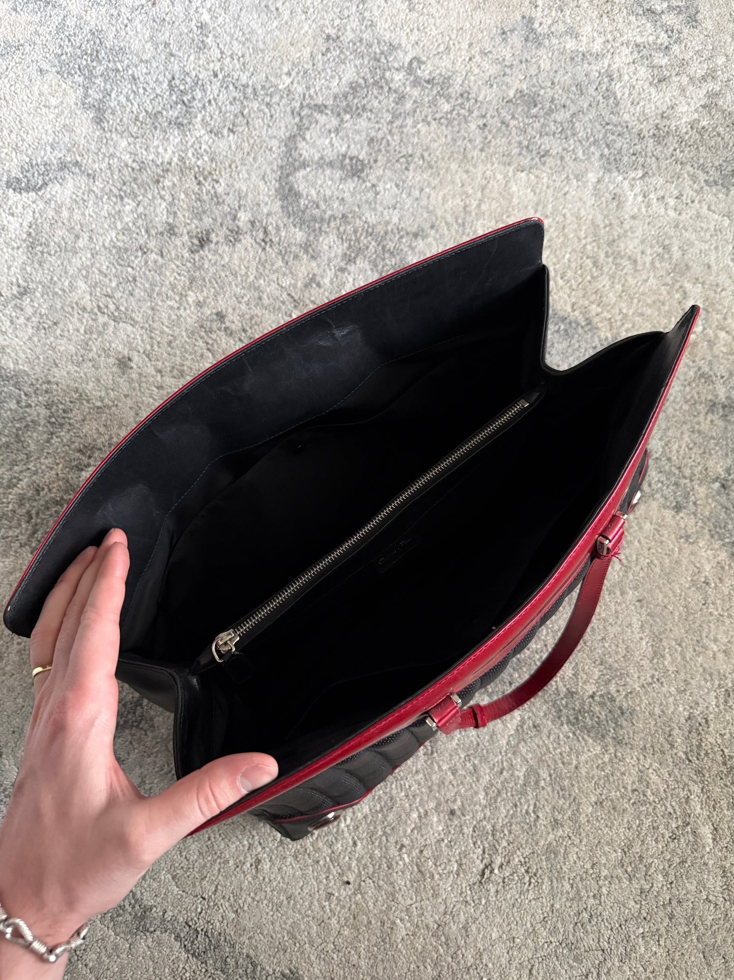 Dior FW2002 Cadillac leather bag