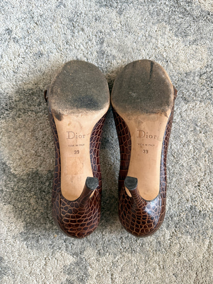 Dior 2006 Gaucho leather heels