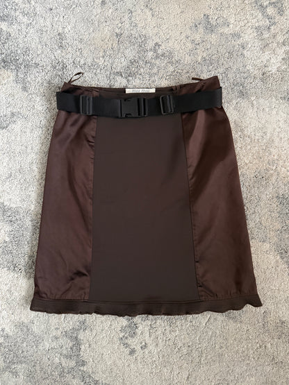 Miu Miu FW1999 buckle skirt