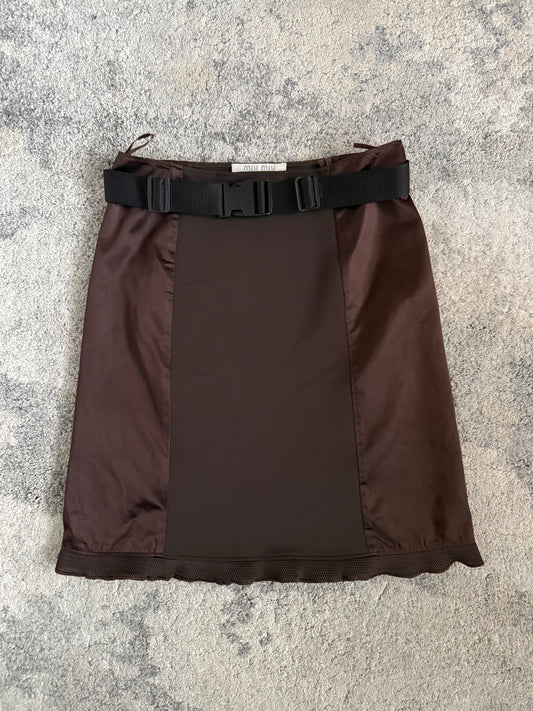 Miu Miu FW1999 buckle skirt