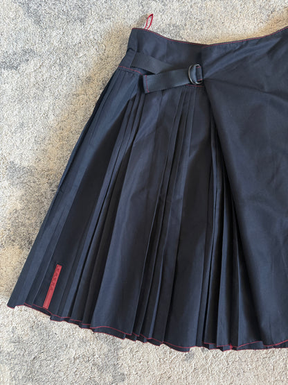 Prada 2000’s cotton pleated skirt