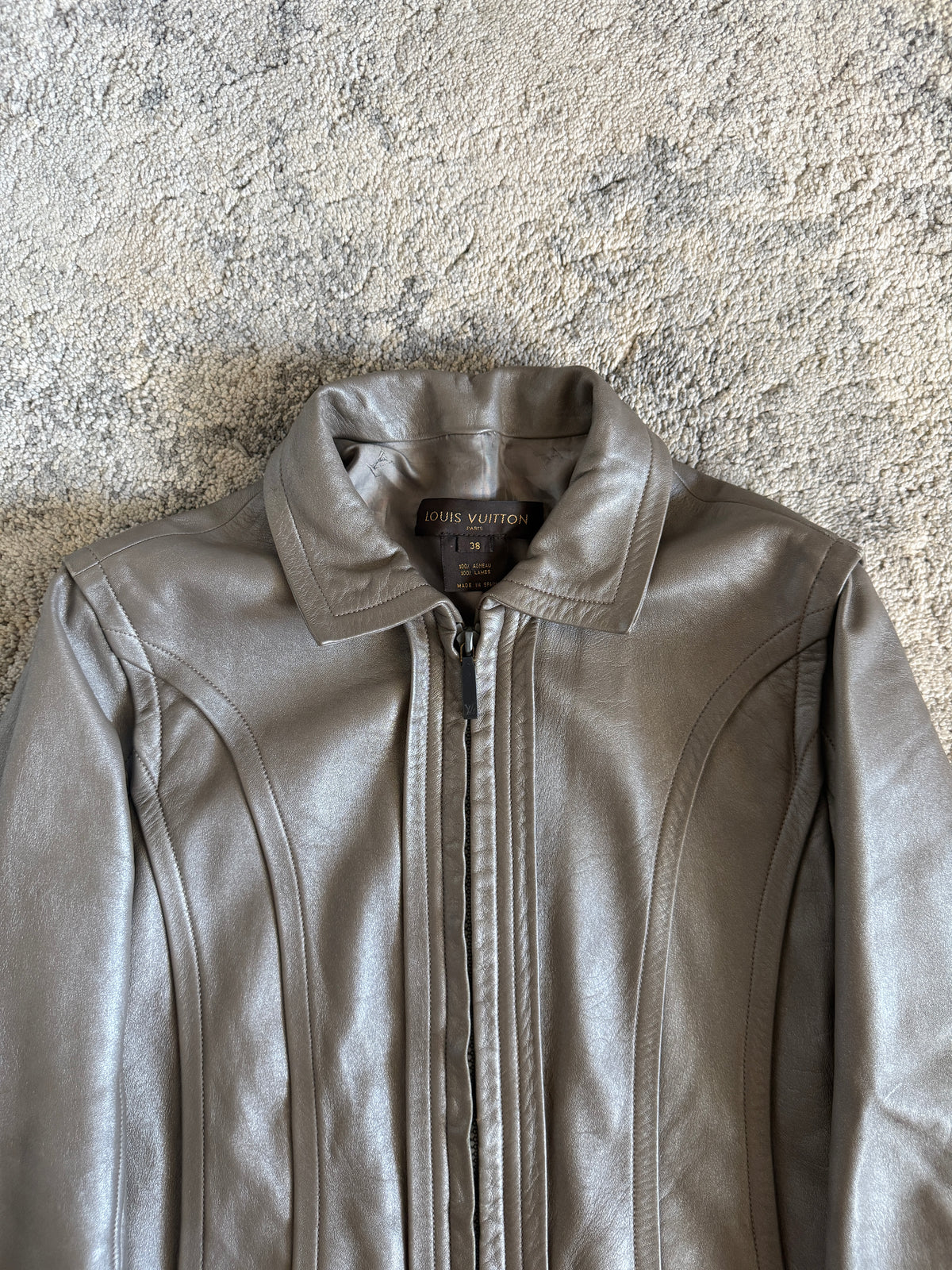 Louis Vuitton SS2000 leather jacket by Marc Jacobs