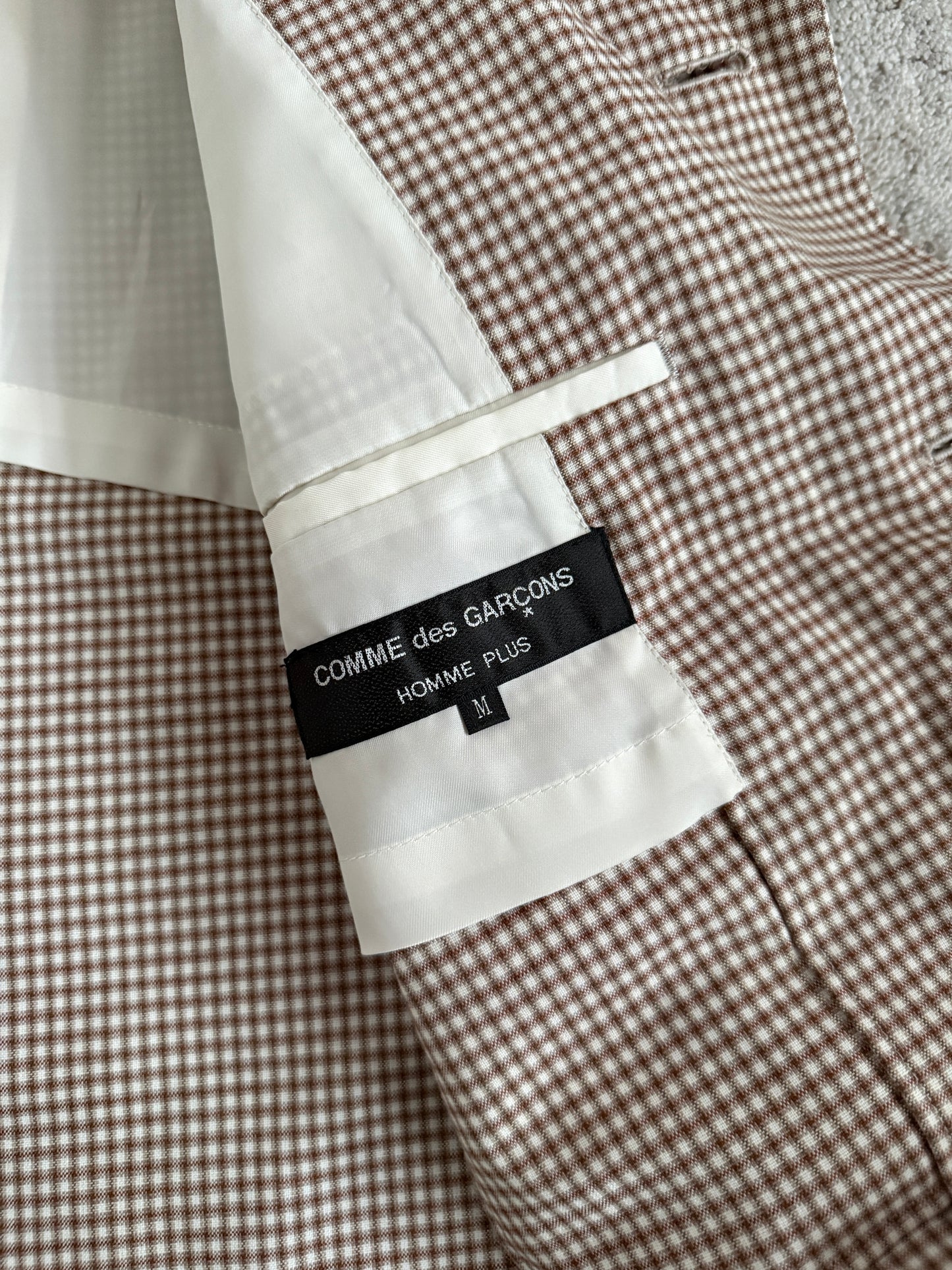 Comme des garçons H+ SS2002 polyester & wool jacket