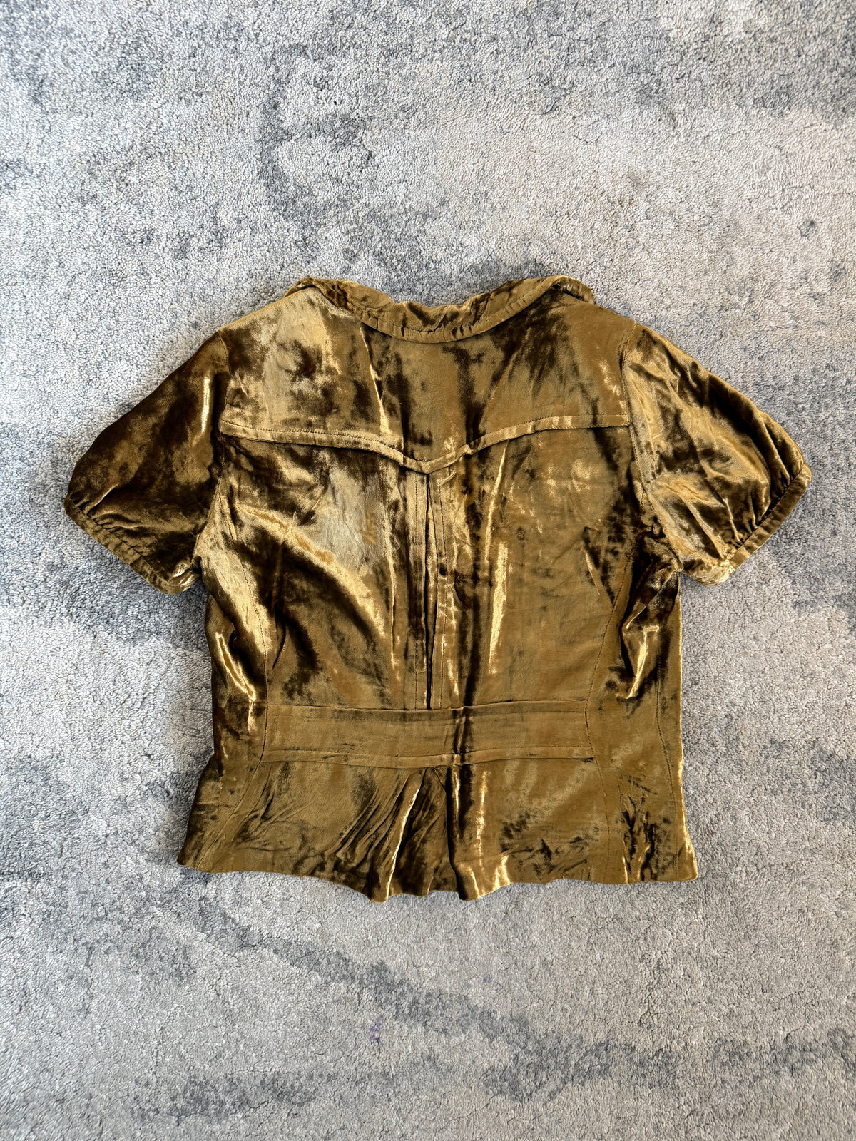 Louis Vuitton SS2004 velvet top by Marc Jacobs