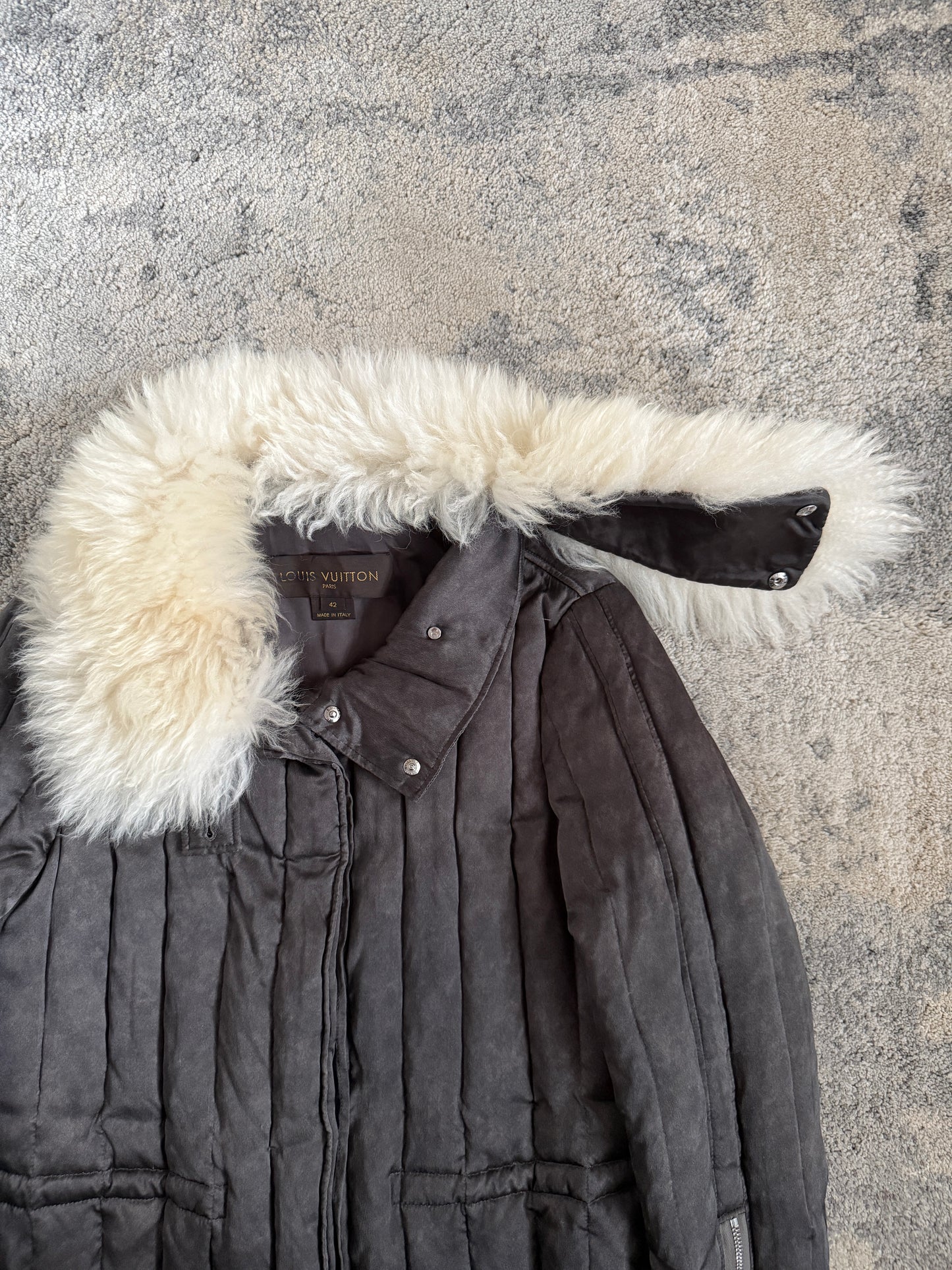 Louis Vuitton 2000’s silk puffer jacket