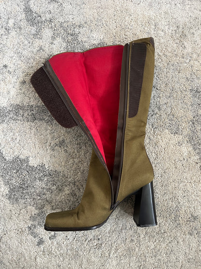 Prada FW1999 convertible pockets boots